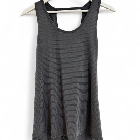 Athleta Tops - Athleta Grey Open Back Tank Top Women’s Size Medium